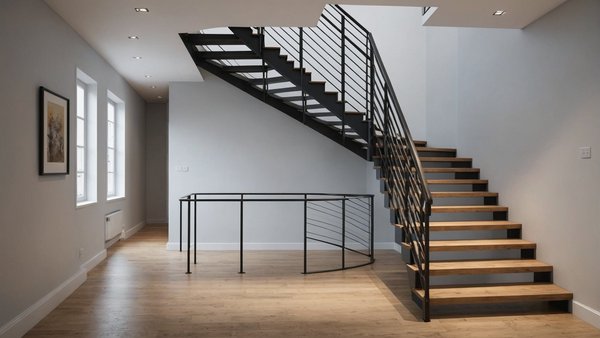 Escalier droit métallique: élégance et simplicité pour votre intérieur